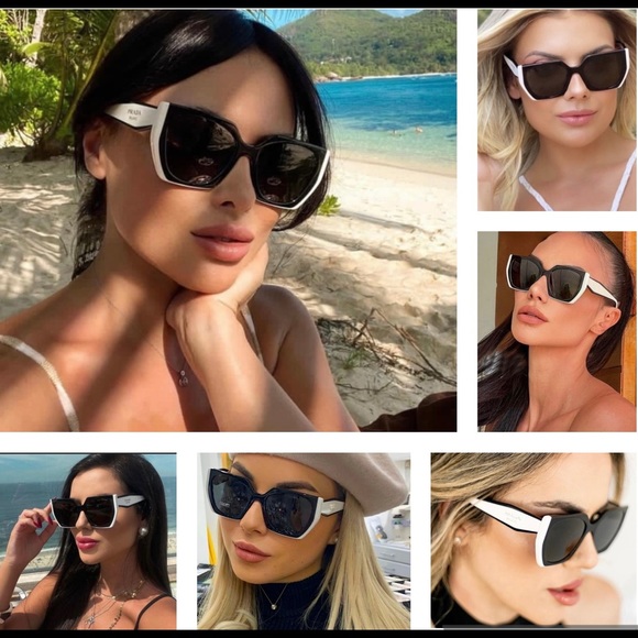 PRADA OR MAYBE J-LO SUNGLASSES, SHE HAS BEEN SEEN IN THIS PAIR EVERYWHERE - Picture 14 of 16